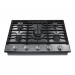 Samsung NA30N6555TS 30 in. Gas Cooktop in Black Stainless Steel with 5 Burners including Power Burner with Wi-Fi